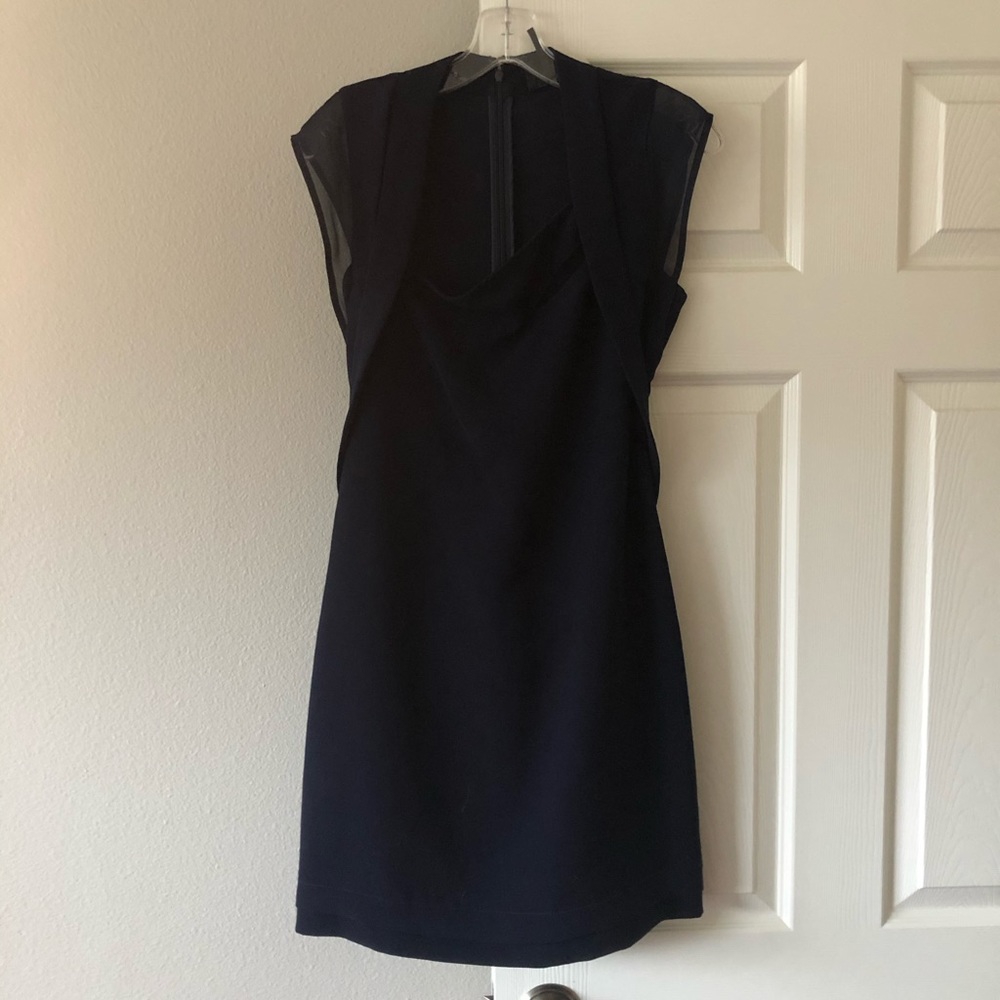 Kooples navy blue dress- stunner! Medium
